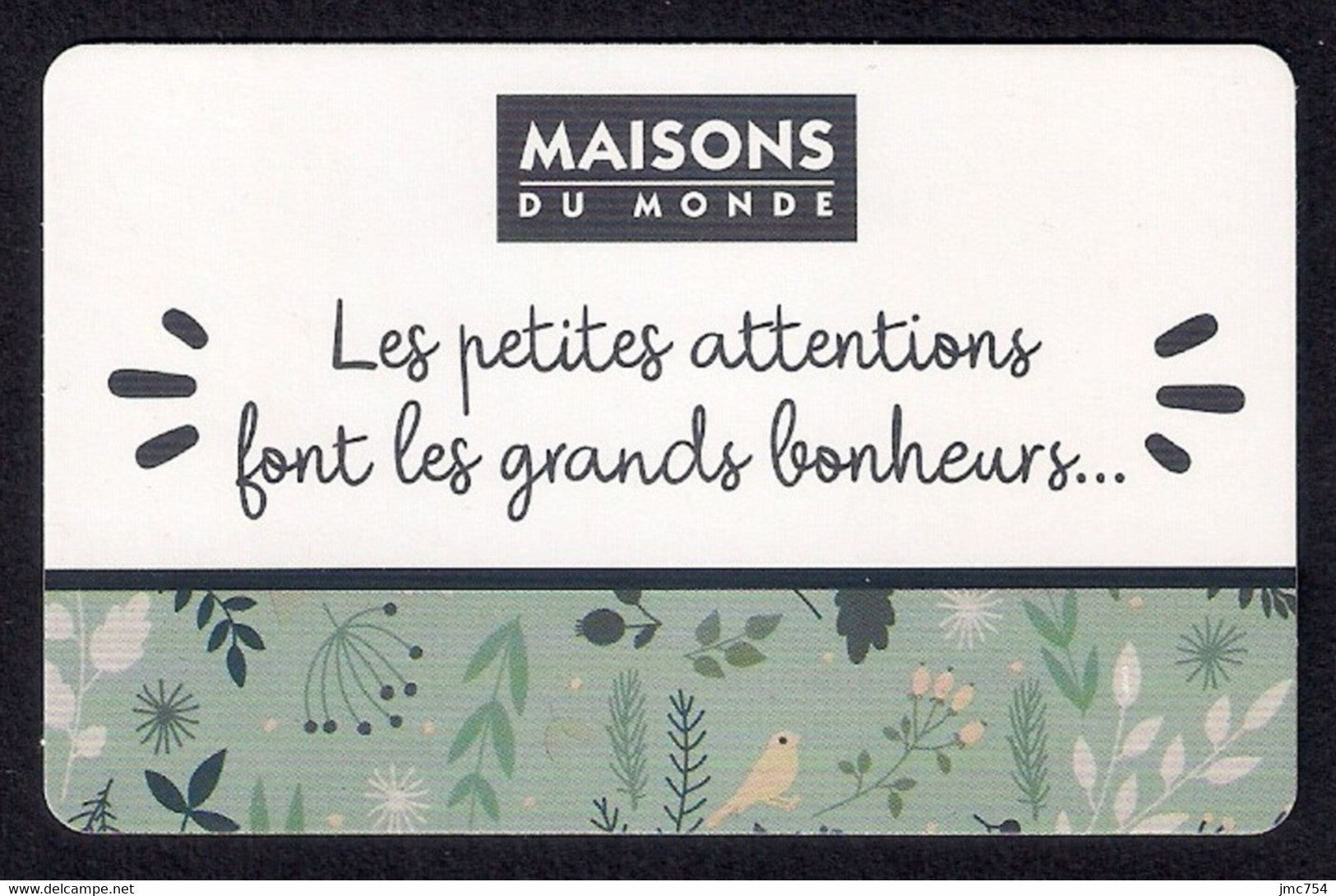 Carte Cadeau Maisons du Monde