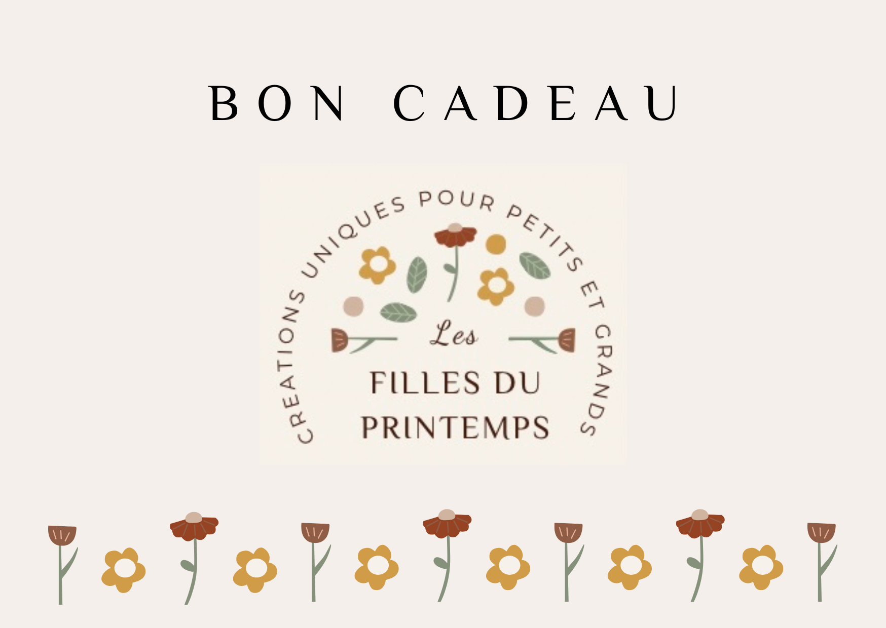 Carte Cadeau Printemps